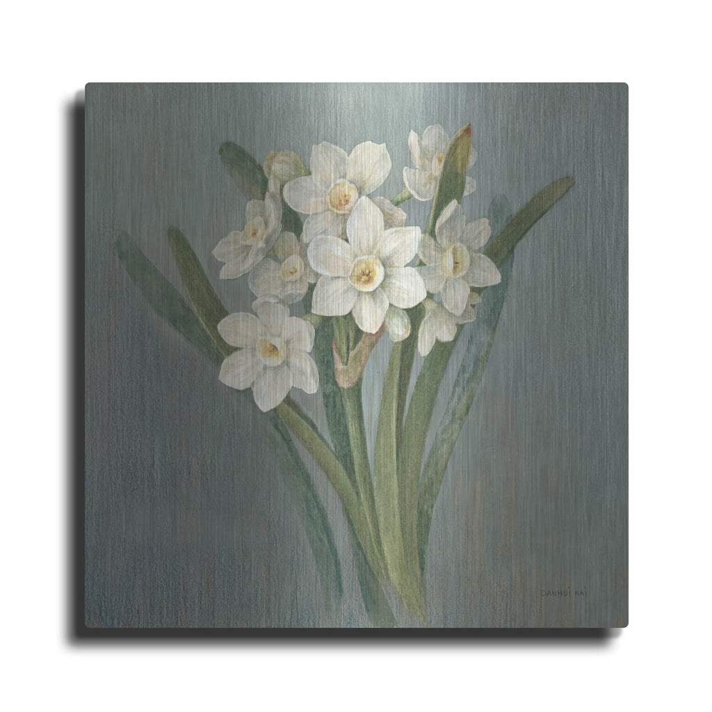 'Cottage Narcissus' by Danhui Nai – Metal Wall Art