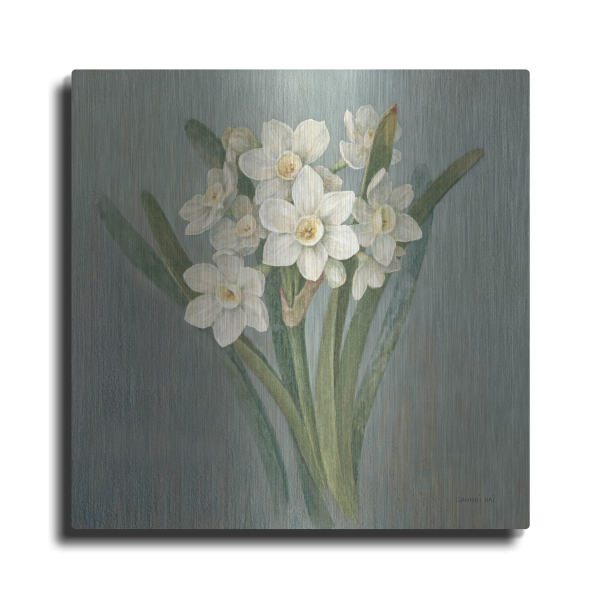 'Cottage Narcissus' by Danhui Nai – Metal Wall Art