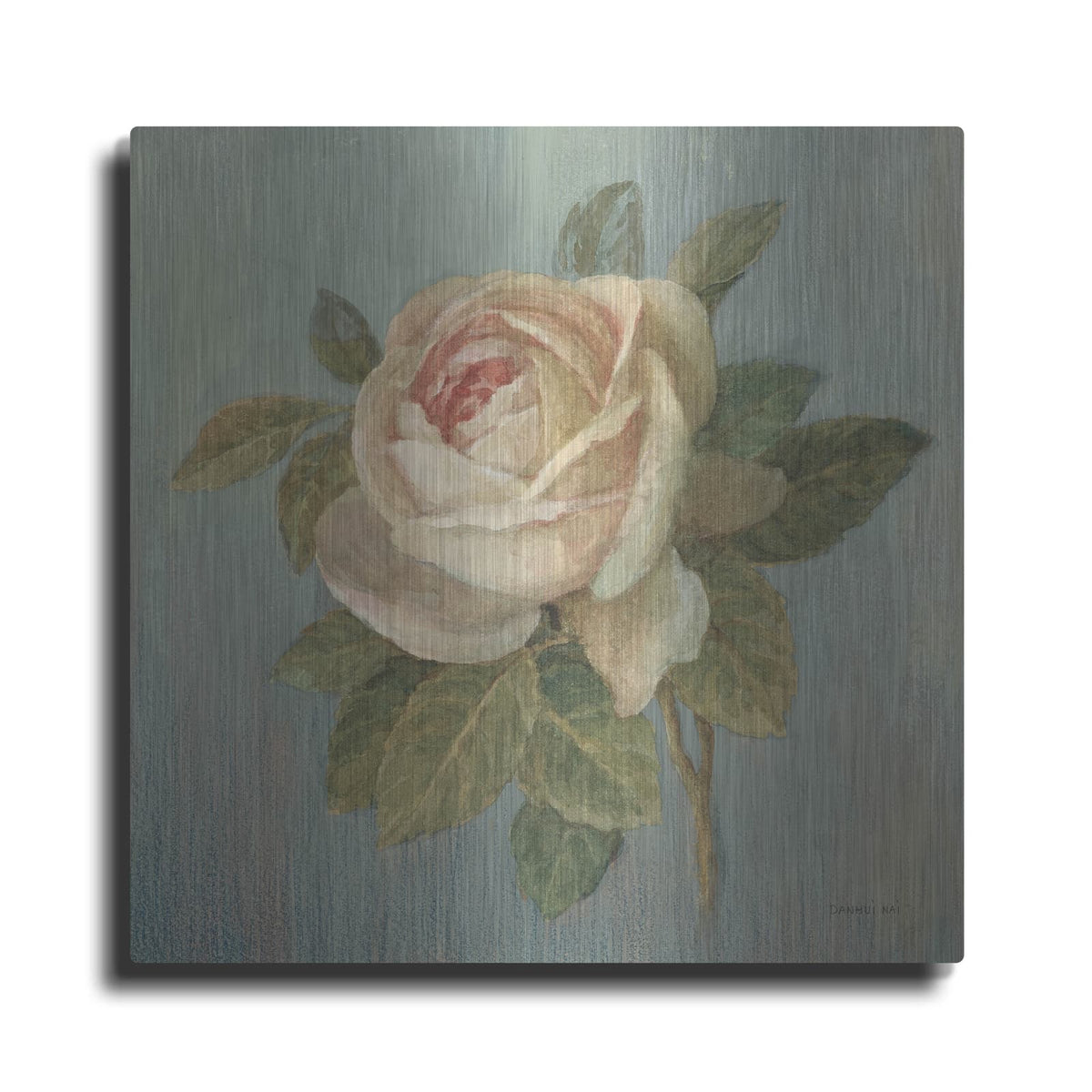 'Cottage Rose' by Danhui Nai – Metal Wall Art