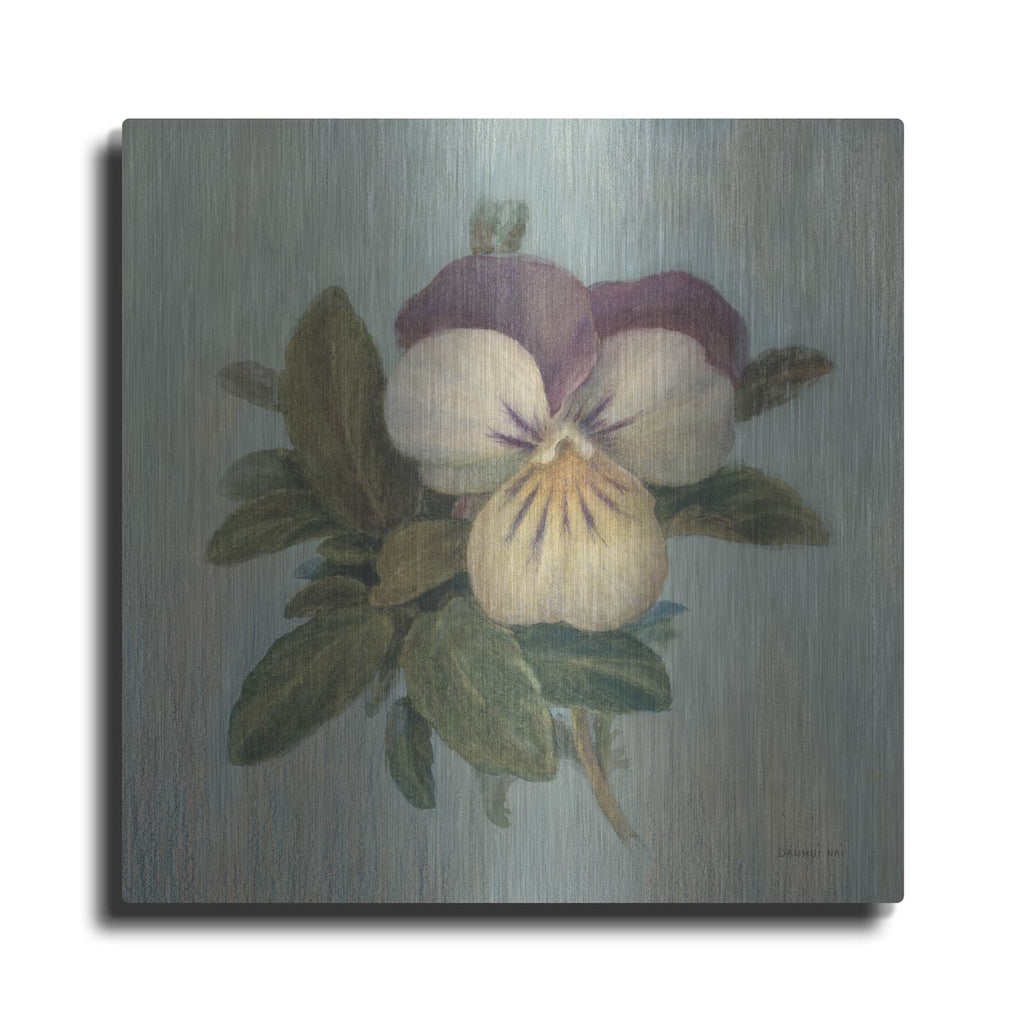 'Cottage Violet' by Danhui Nai – Metal Wall Art