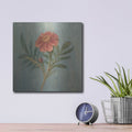 'Cottage Zinnia' by Danhui Nai – Metal Wall Art, 12x12 room view