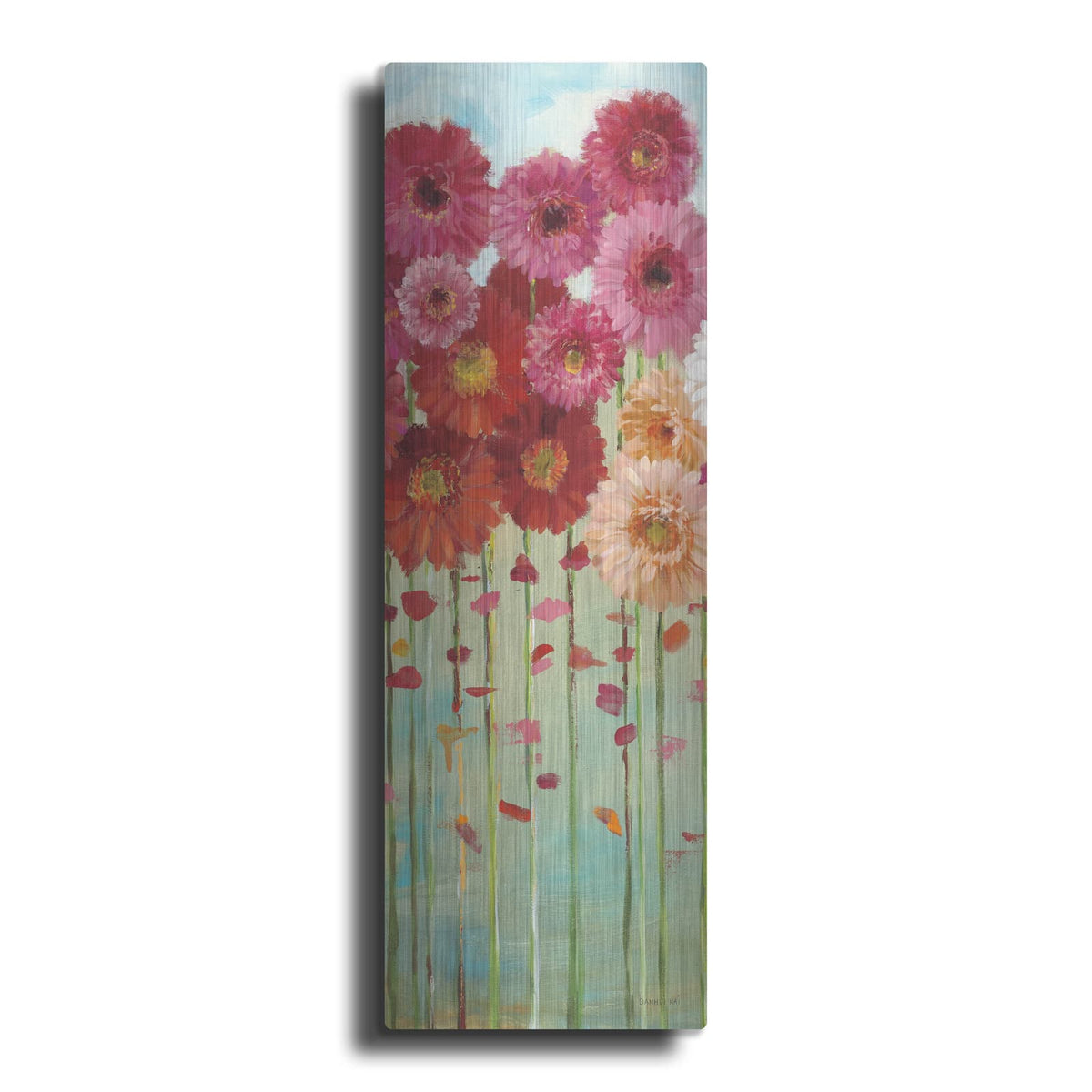 'Daisies Spring 2' by Danhui Nai – Metal Wall Art