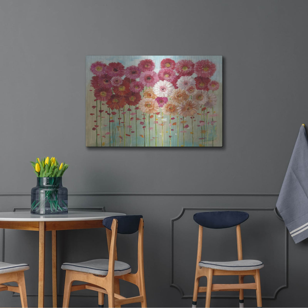 'Daisies Spring' by Danhui Nai – Metal Wall Art, 36x24 room view