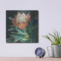'Deep Protea C' by Danhui Nai – Metal Wall Art, 12x12 room view