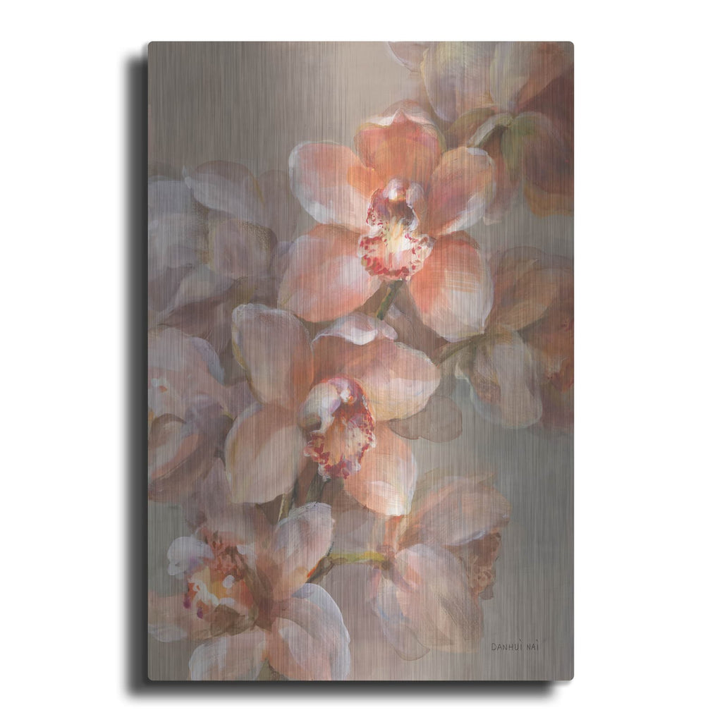 'Delicate Orchid 1' by Danhui Nai – Metal Wall Art