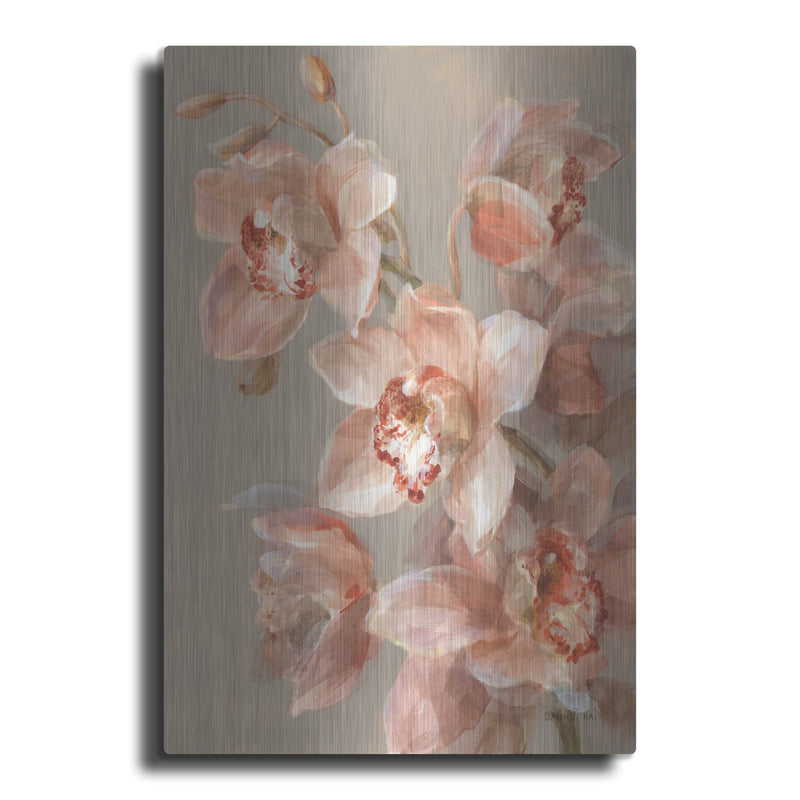 'Delicate Orchid 2' by Danhui Nai – Metal Wall Art