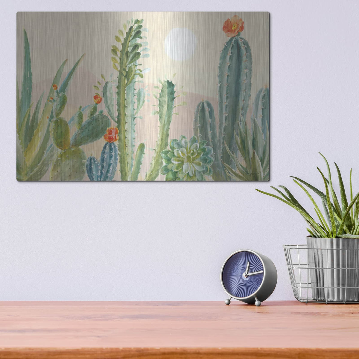 'Desert Greenhouse 1' by Danhui Nai – Metal Wall Art, 16x12 room view