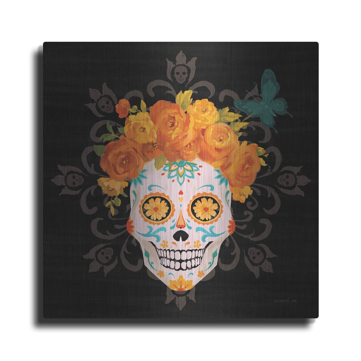 'Dia De Los Muertos 2' by Danhui Nai – Metal Wall Art