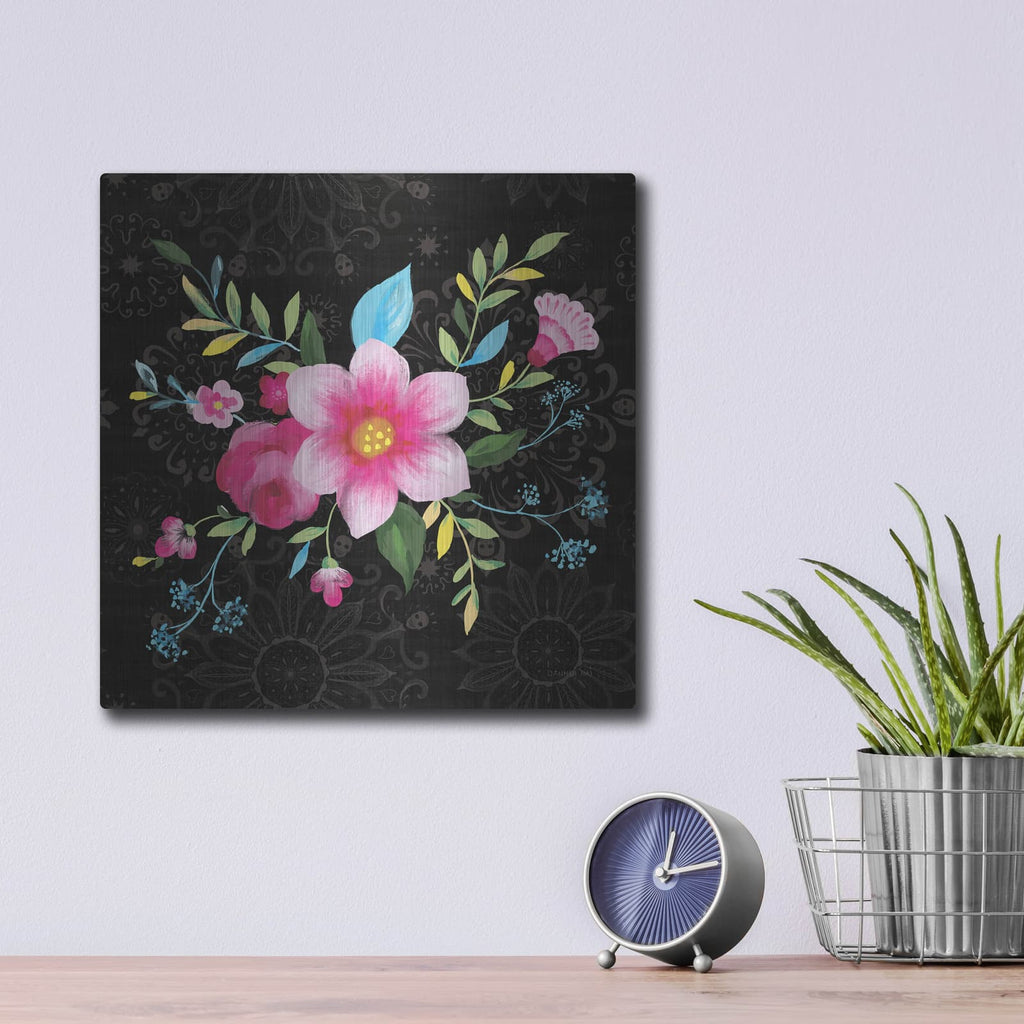 'Dia De Los Muertos 6' by Danhui Nai – Metal Wall Art, 12x12 room view