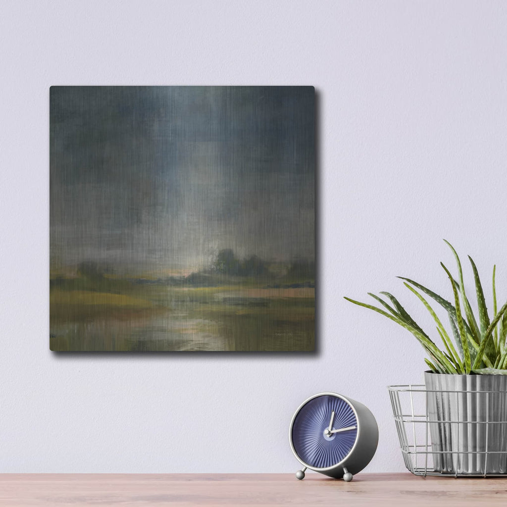 'Distant Shores' by Danhui Nai – Metal Wall Art, 12x12 room view