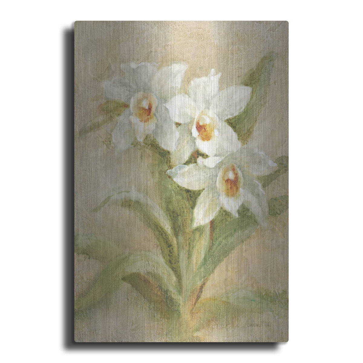 'Dreamy Orchids 2' by Danhui Nai – Metal Wall Art