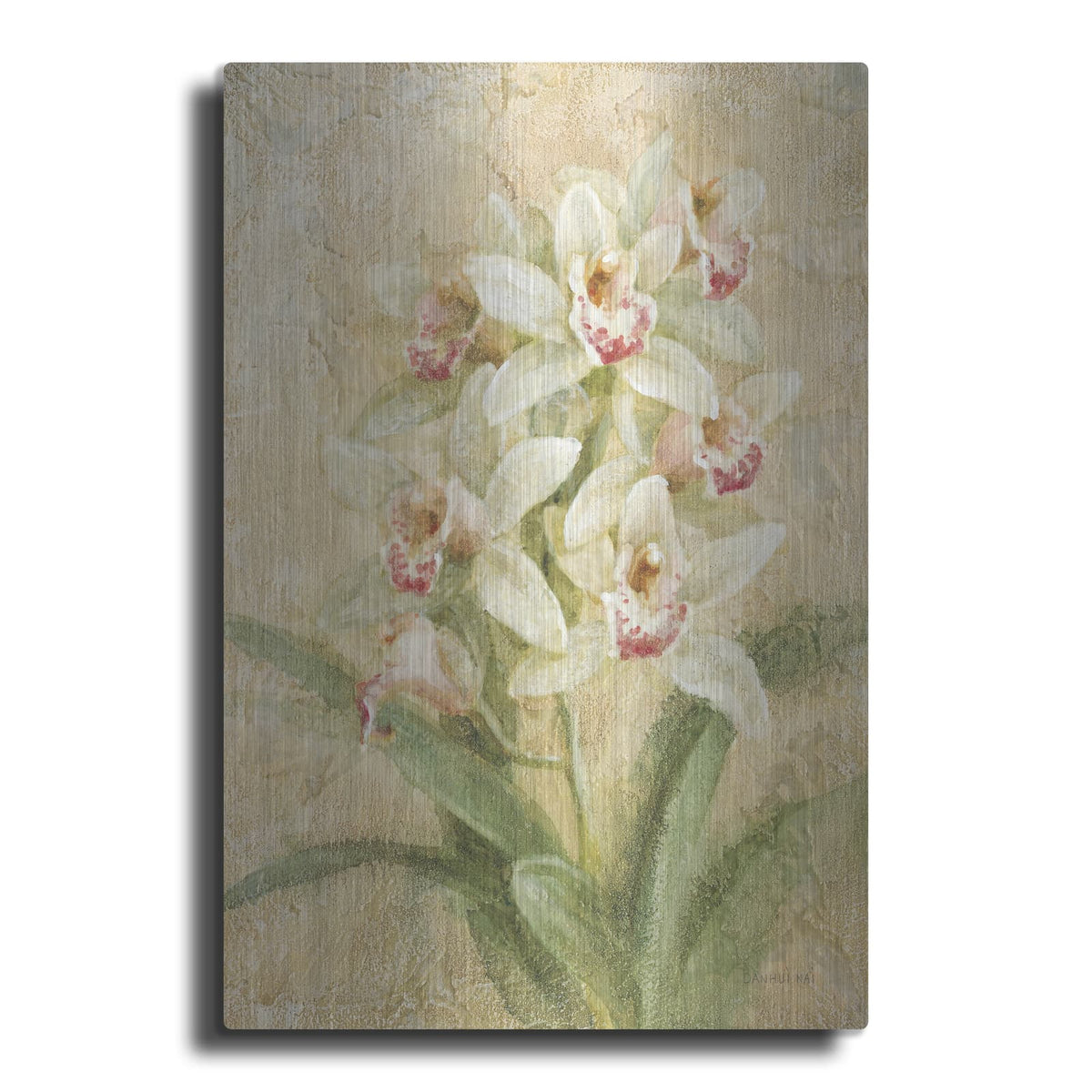 'Dreamy Orchids 3' by Danhui Nai – Metal Wall Art