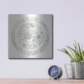 'Earthen Circle Of Life 3' by Danhui Nai – Metal Wall Art, 12x12 room view