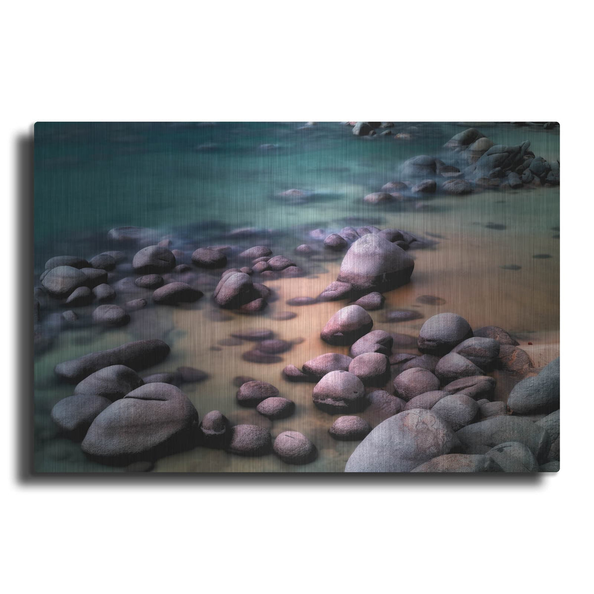 'Rocky Beach' by Dennis Frates – Metal Wall Art