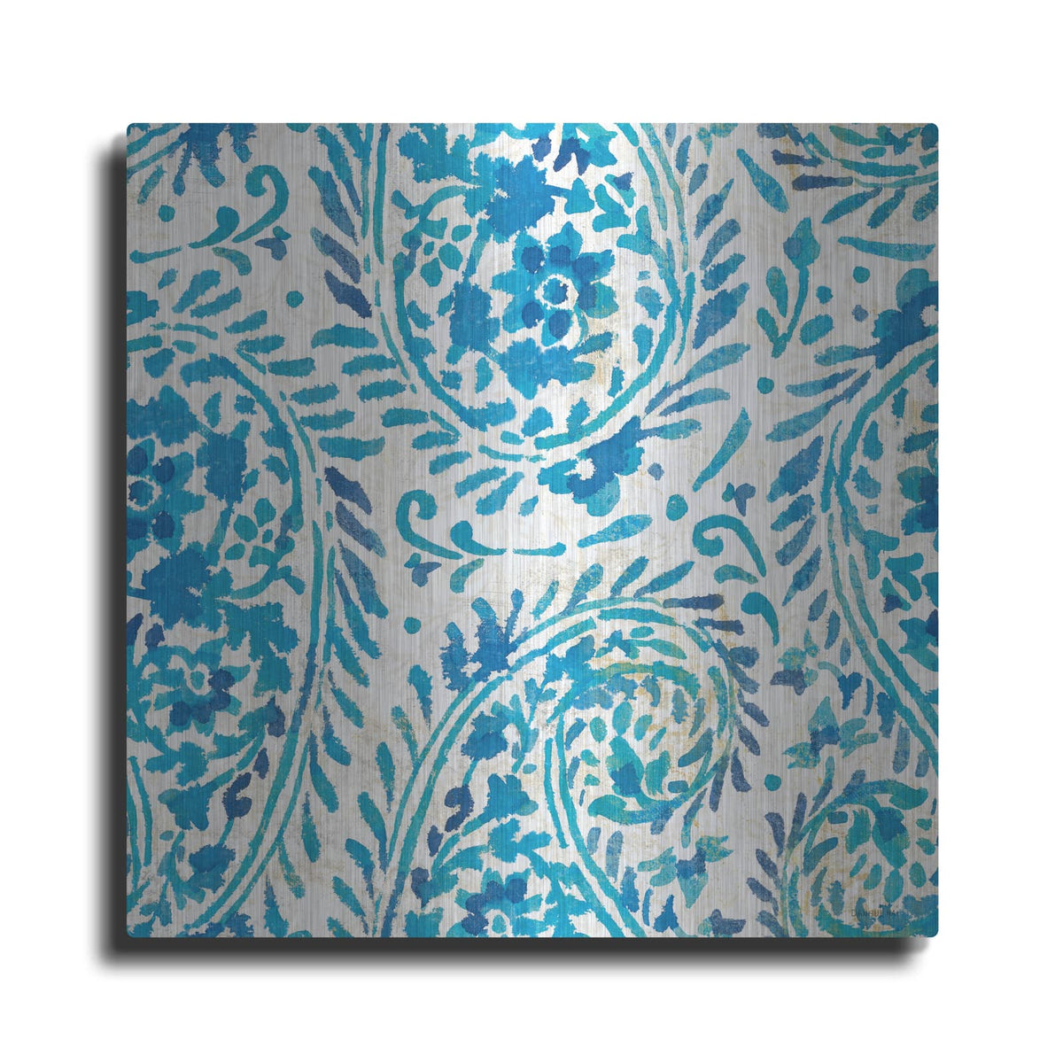 'Exotic Elegance Pattern 2' by Danhui Nai – Metal Wall Art