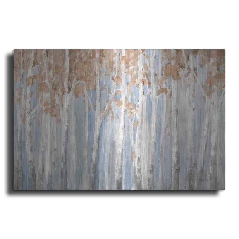 'Fall Birches' by Danhui Nai – Metal Wall Art