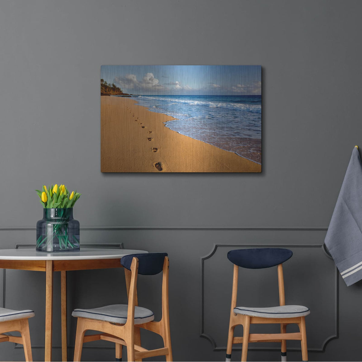 'Footprints' by Dennis Frates – Metal Wall Art, 36x24 room view