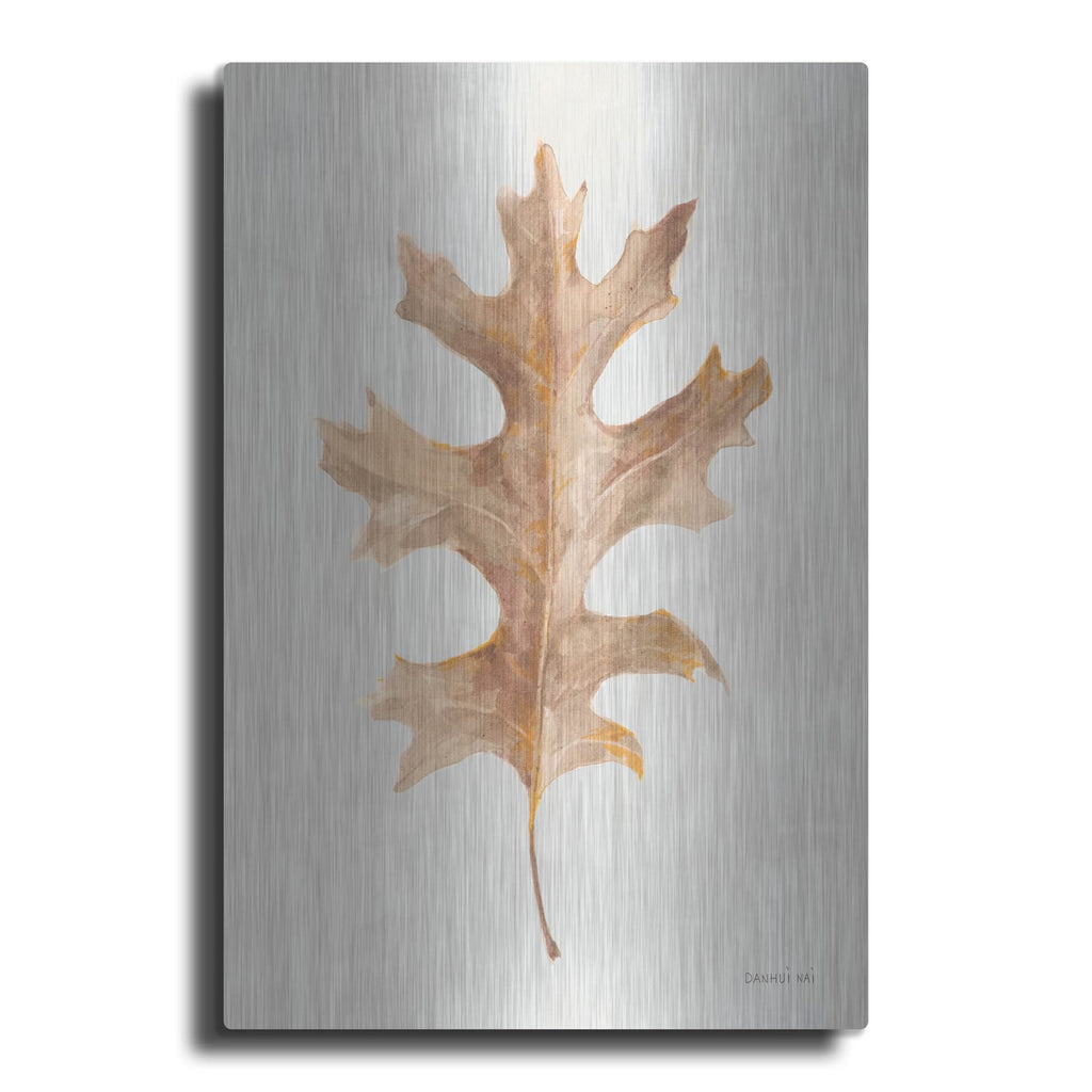 'Fallen Leaf 1 Texture' by Danhui Nai – Metal Wall Art