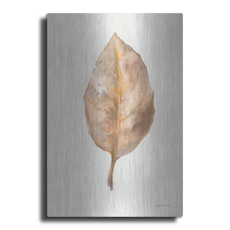 'Fallen Leaf 2 Texture' by Danhui Nai – Metal Wall Art
