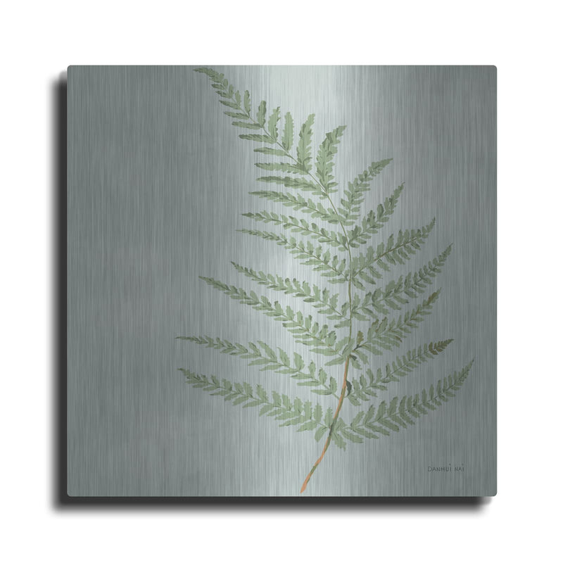 'Fern 2 With Orange' by Danhui Nai – Metal Wall Art