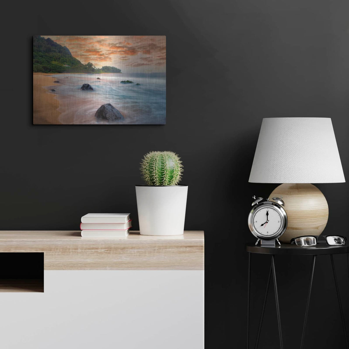 'Peachy Keen' by Dennis Frates – Metal Wall Art, 24x16 room view