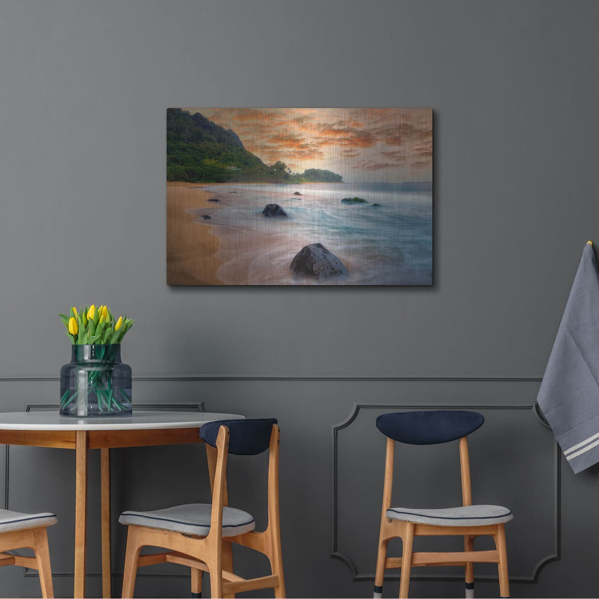 'Peachy Keen' by Dennis Frates – Metal Wall Art, 36x24 room view