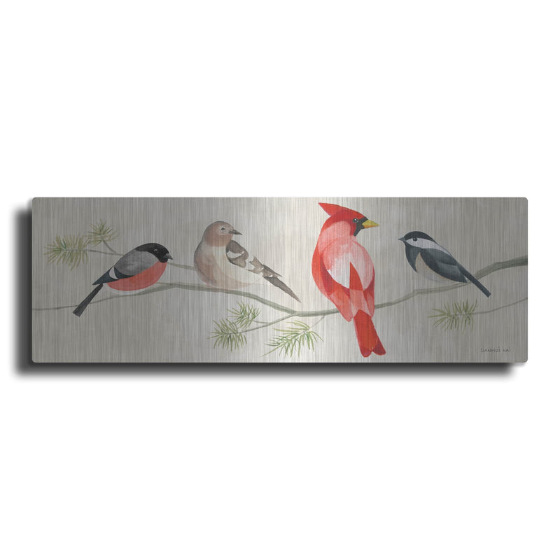 'Festive Friends 6' by Danhui Nai – Metal Wall Art
