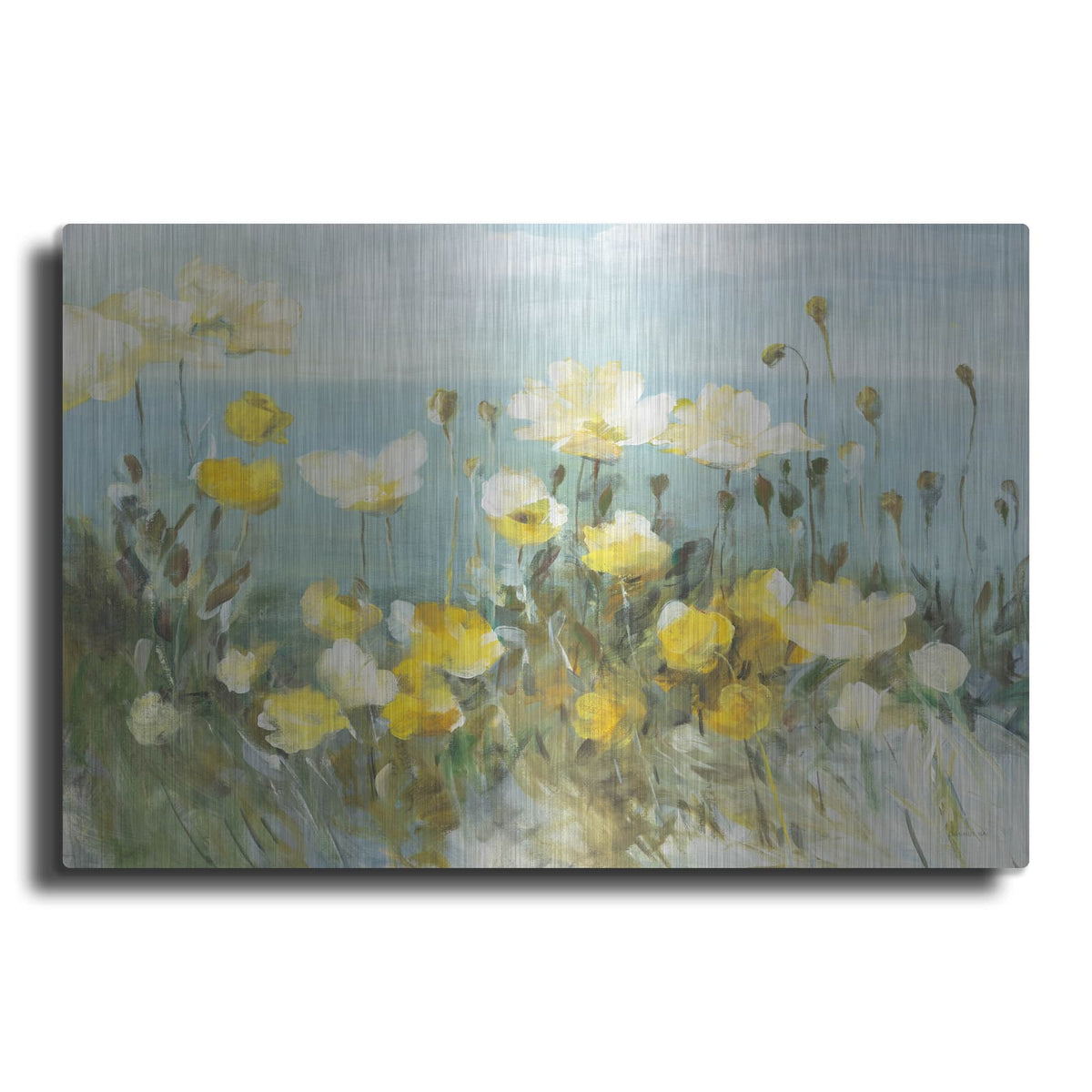 'Field Of Poppies Bright C' by Danhui Nai – Metal Wall Art
