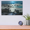 'On the Rocks' by Dennis Frates – Metal Wall Art, 16x12 room view