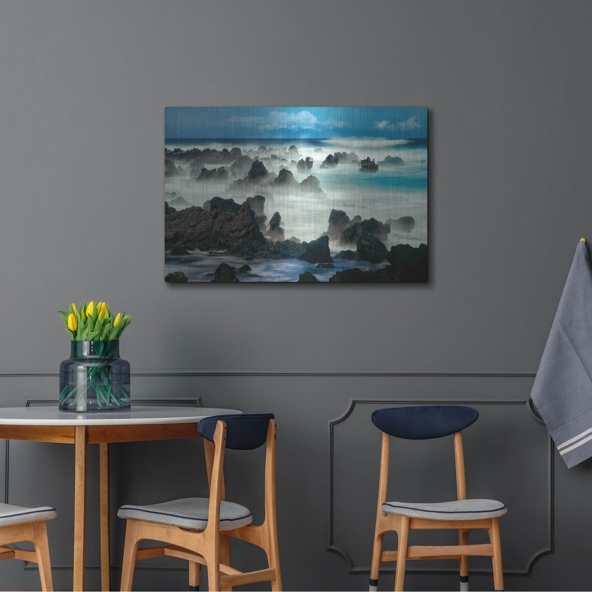 'On the Rocks' by Dennis Frates – Metal Wall Art, 36x24 room view