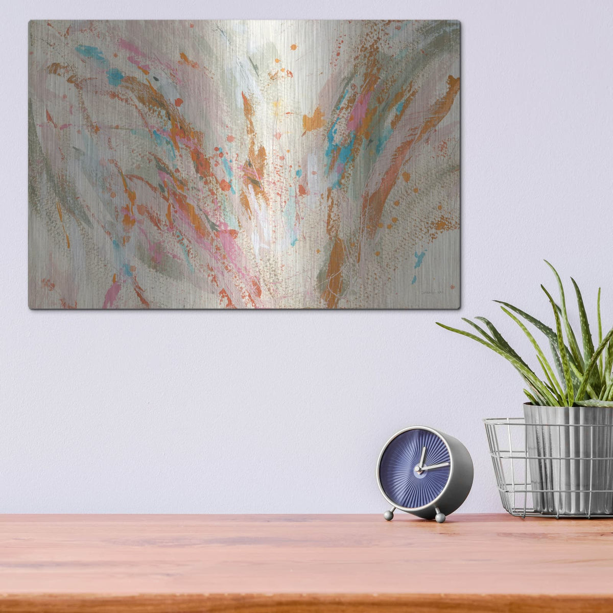 'Fireworks' by Danhui Nai – Metal Wall Art, 16x12 room view