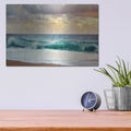 'For Teal' by Dennis Frates – Metal Wall Art, 16x12 room view