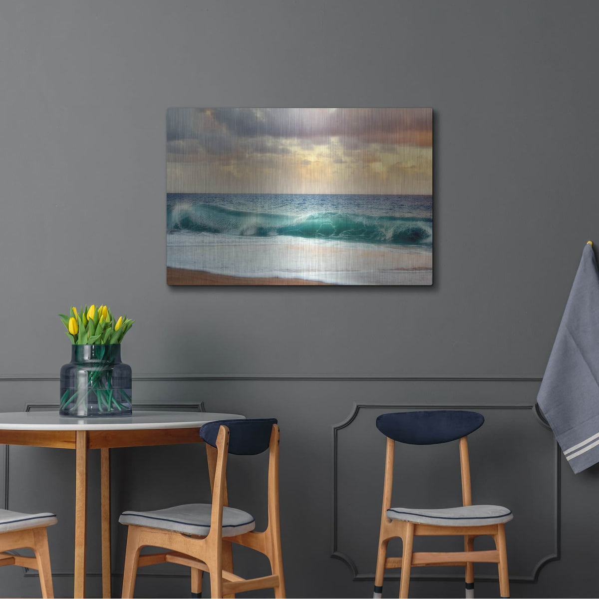 'For Teal' by Dennis Frates – Metal Wall Art, 36x24 room view