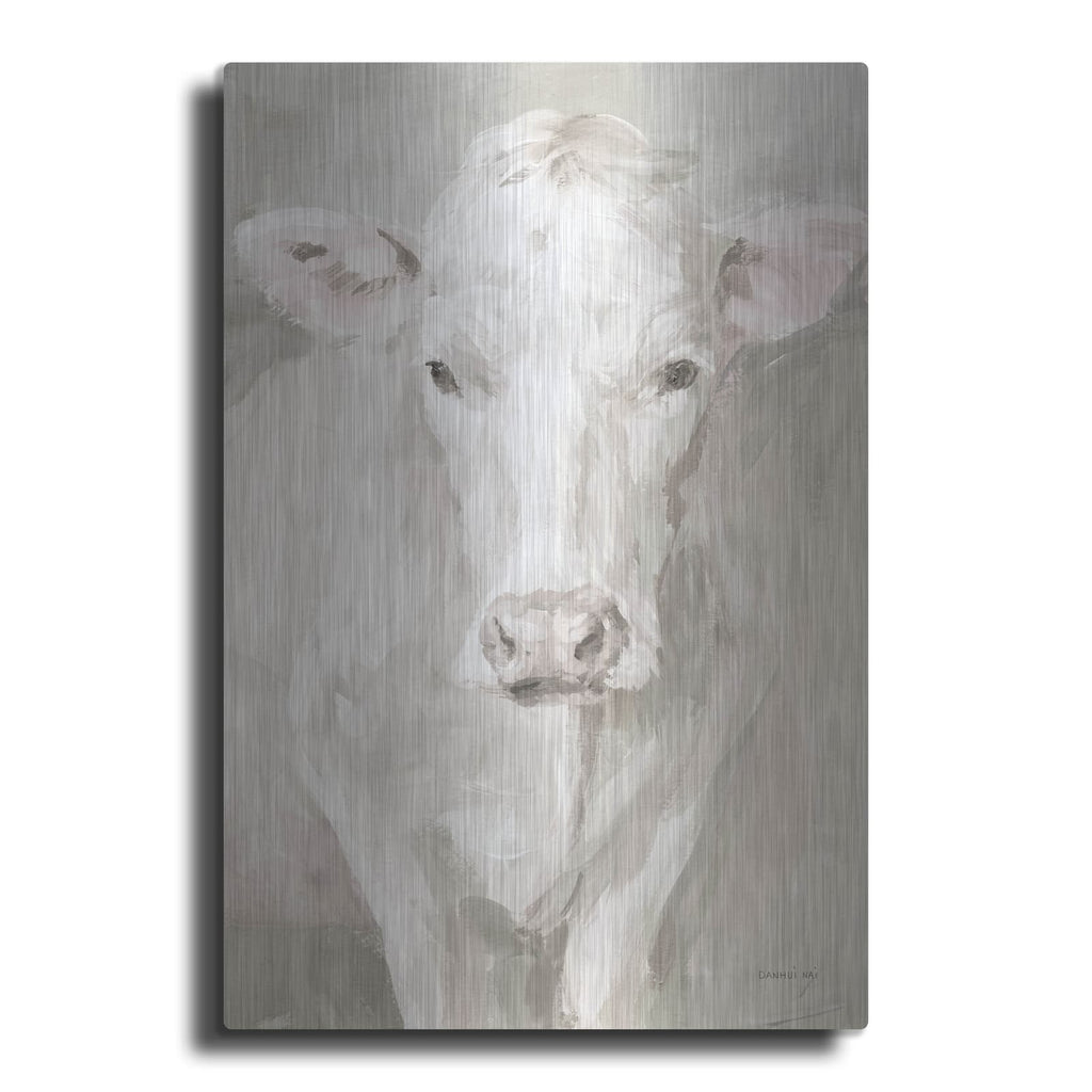 'Flossie Neutral' by Danhui Nai – Metal Wall Art