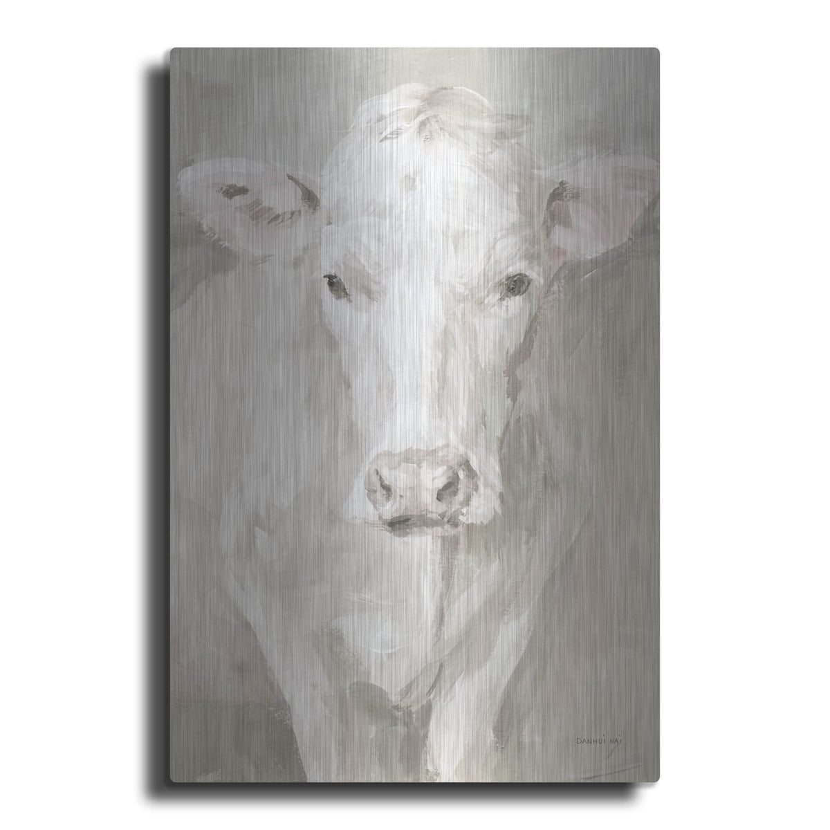 'Flossie Neutral' by Danhui Nai – Metal Wall Art