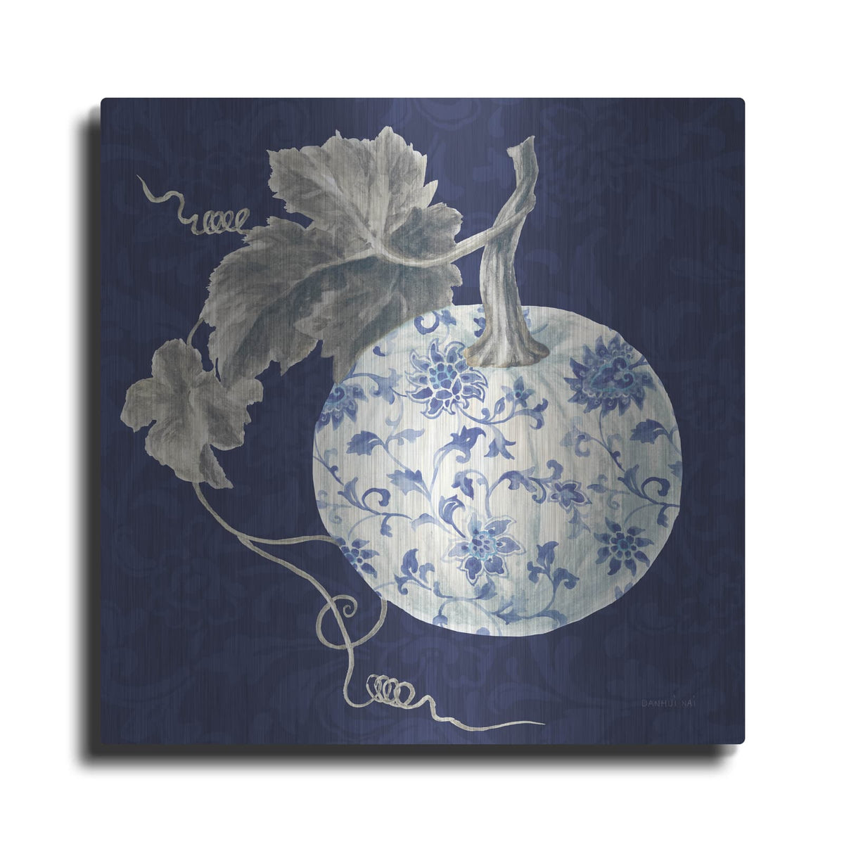 'Floursack Autumn 6 Chinoiserie' by Danhui Nai – Metal Wall Art