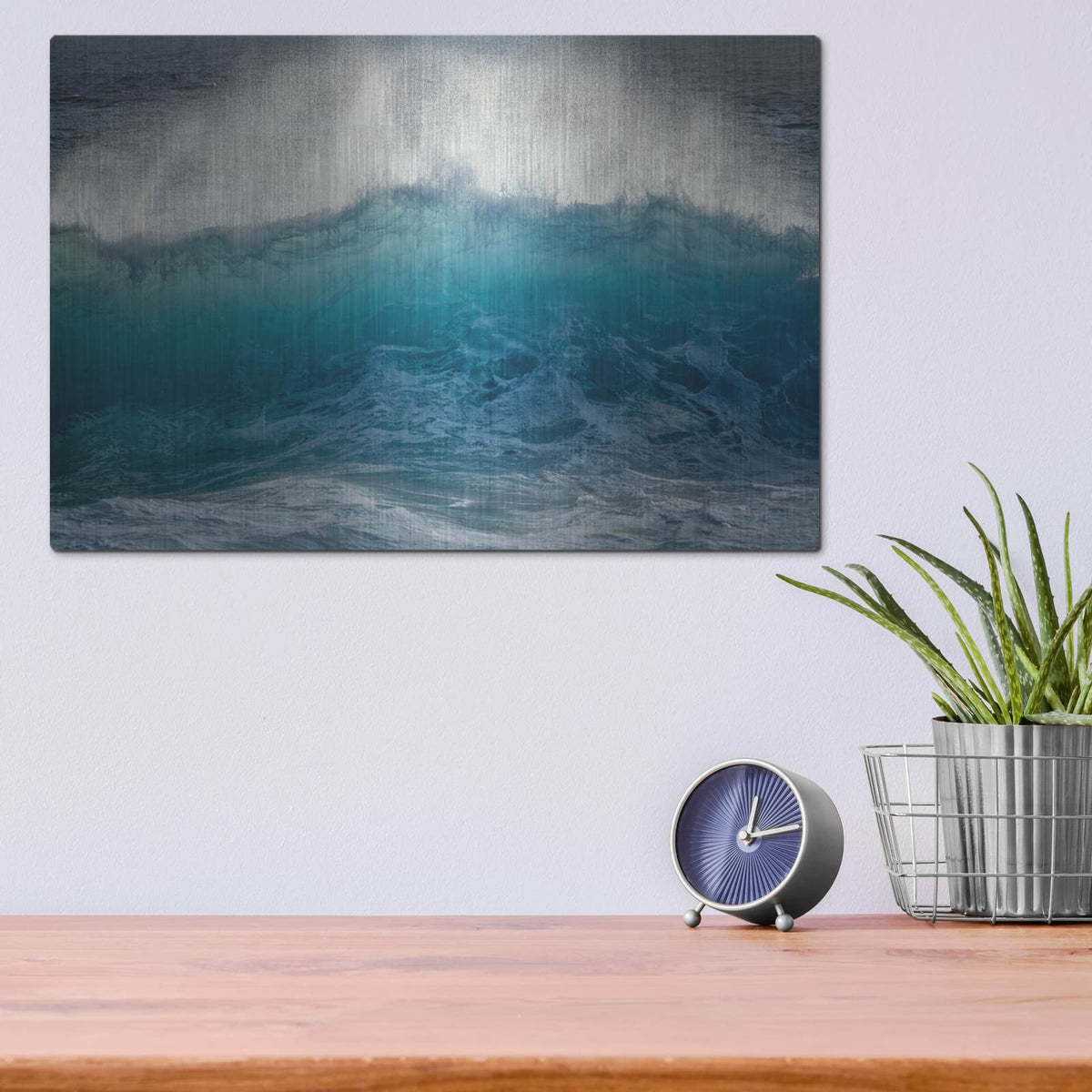 'Crest' by Dennis Frates – Metal Wall Art, 16x12 room view