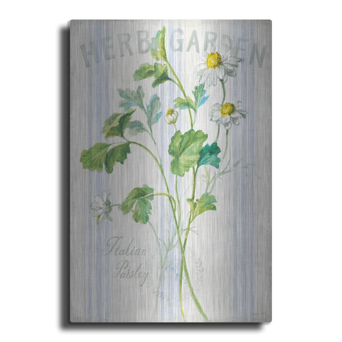 'Floursack Herbs 2' by Danhui Nai – Metal Wall Art