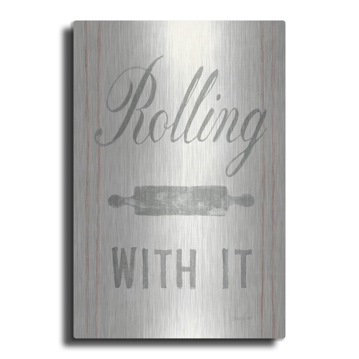 'Floursack Kitchen 5 Vertical' by Danhui Nai – Metal Wall Art