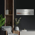 'Floursack Kitchen Sign 1 C' by Danhui Nai – Metal Wall Art, 36x12 room view