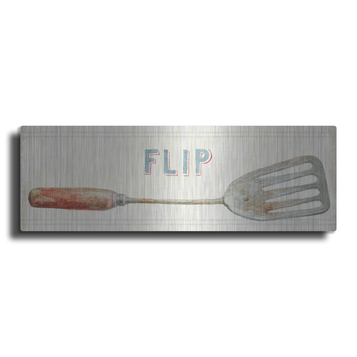 'Floursack Kitchen Sign 1 C' by Danhui Nai – Metal Wall Art