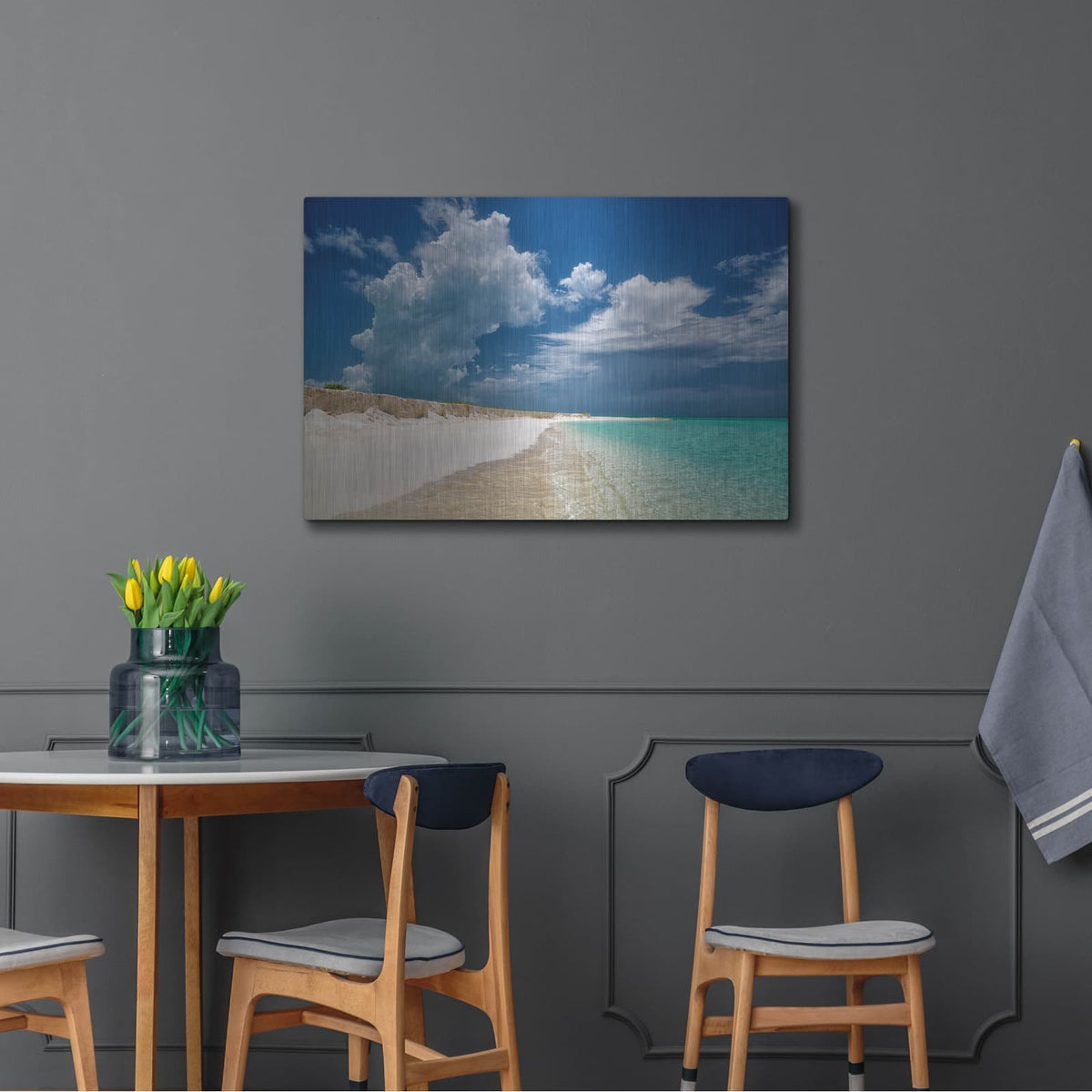 'Dream Beach' by Dennis Frates – Metal Wall Art, 36x24 room view
