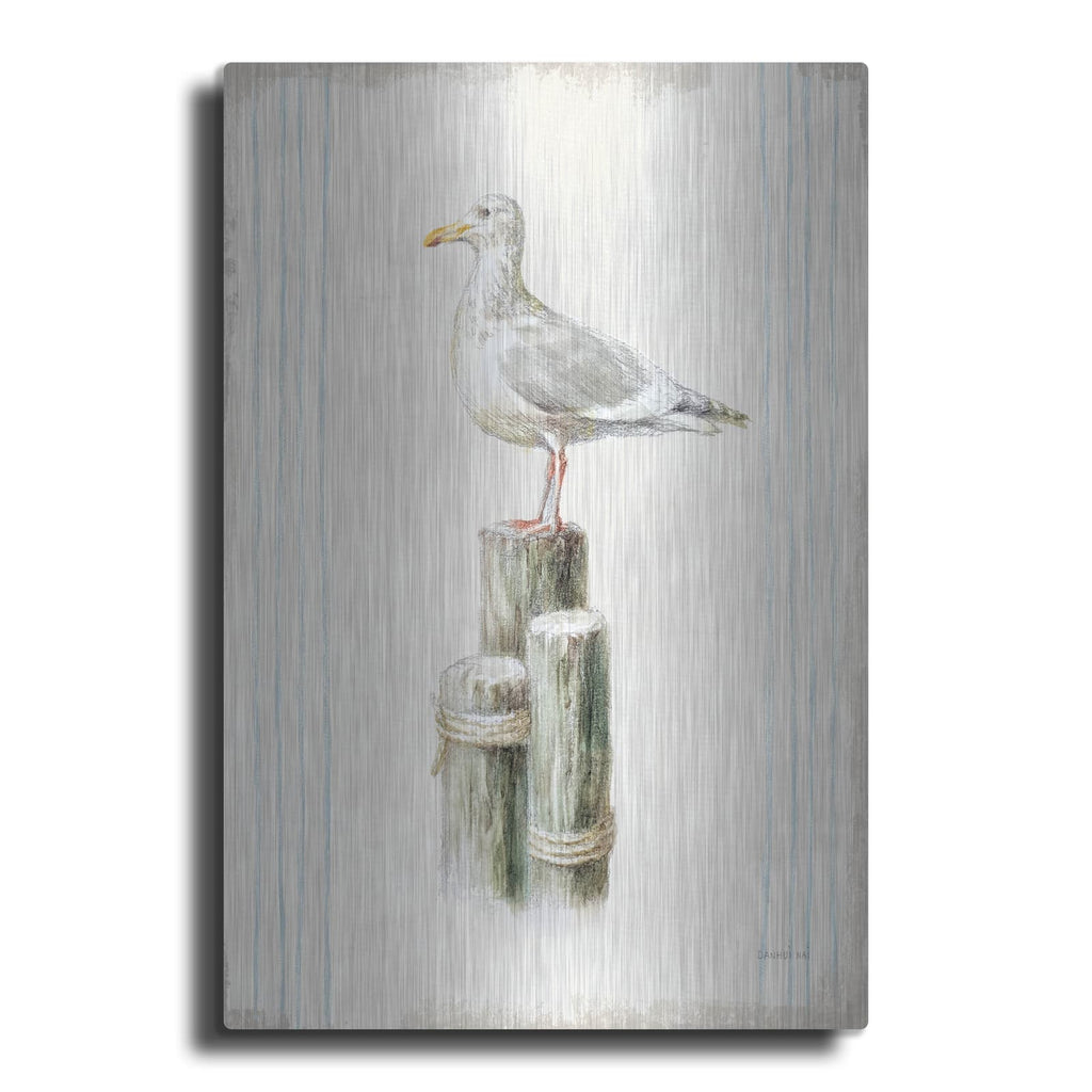 'Floursack Nautical 13 No Words' by Danhui Nai – Metal Wall Art