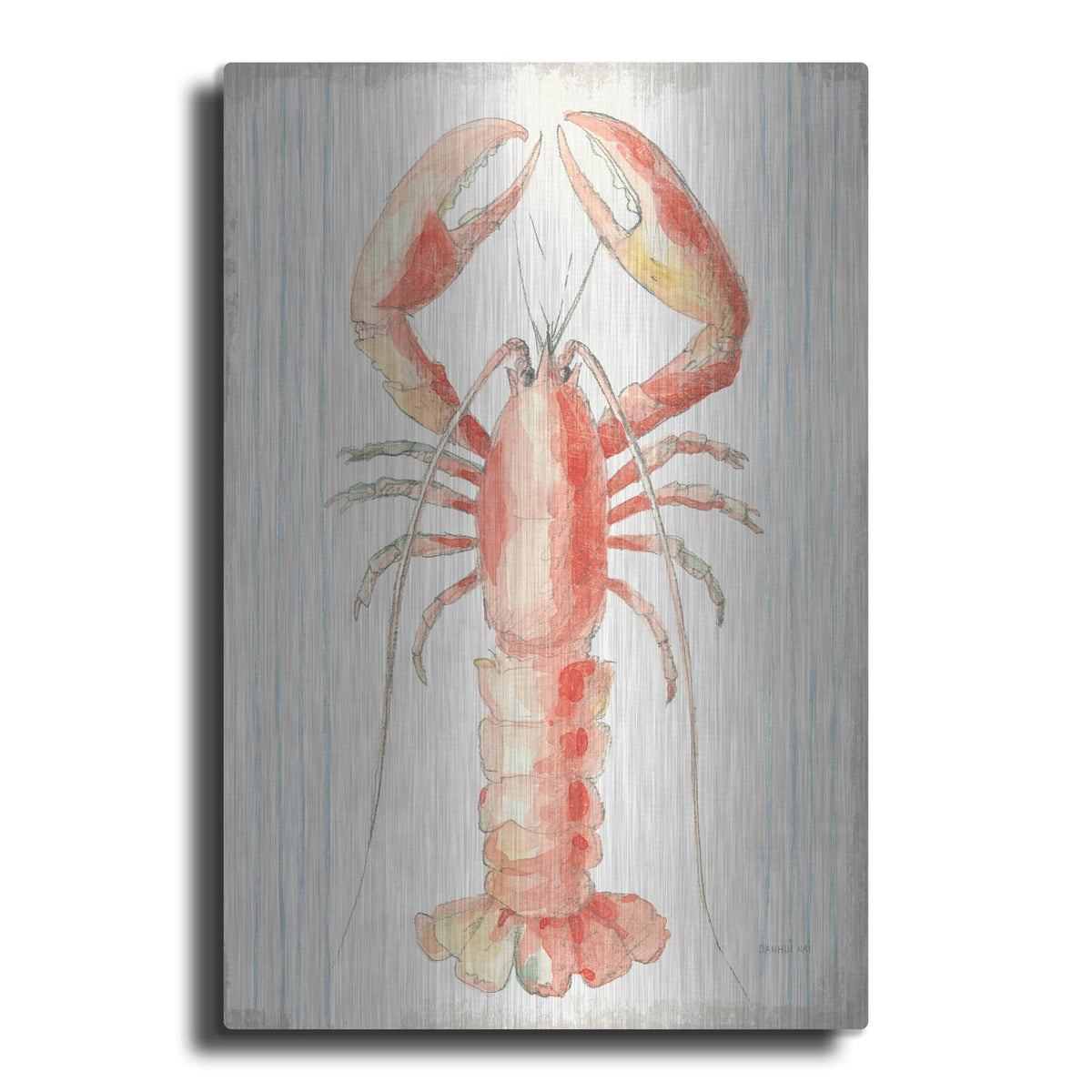 'Floursack Nautical 2 No Words' by Danhui Nai – Metal Wall Art