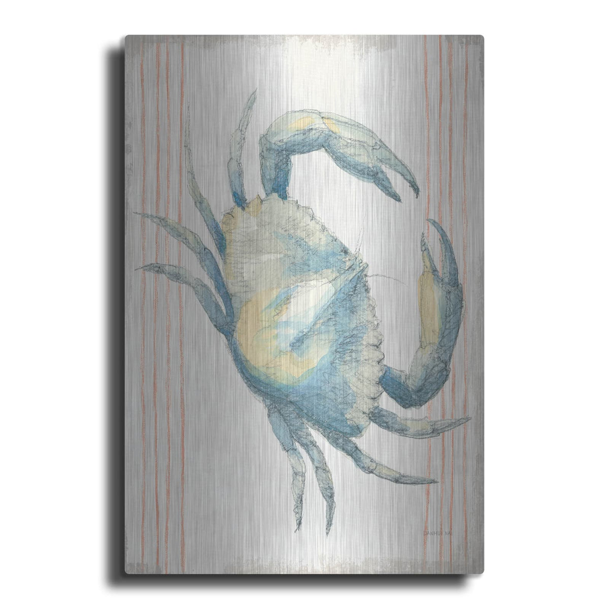 'Floursack Nautical 3 No Words' by Danhui Nai – Metal Wall Art