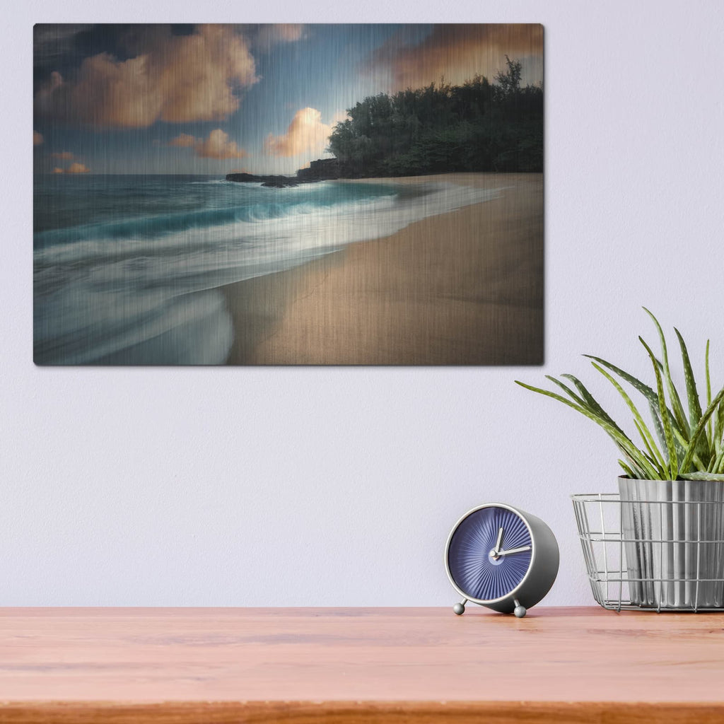 'Tide' by Dennis Frates – Metal Wall Art, 16x12 room view