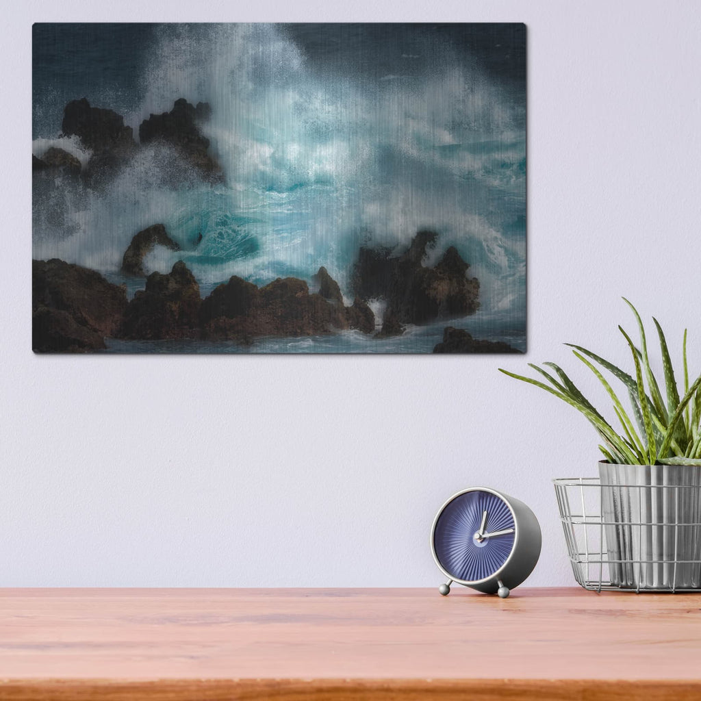 'Crasher II' by Dennis Frates – Metal Wall Art, 16x12 room view