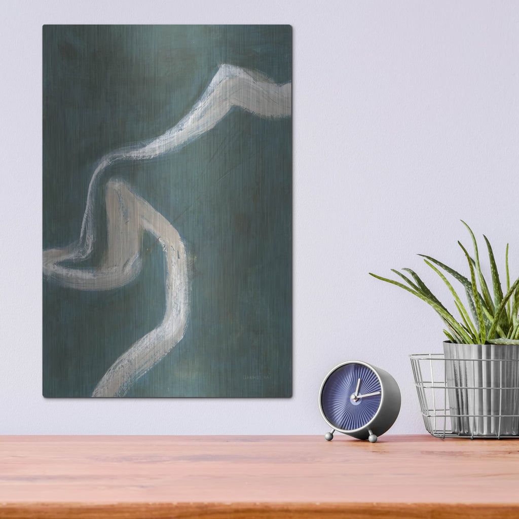 'Fluidity Duet 2' by Danhui Nai – Metal Wall Art, 12x16 room view
