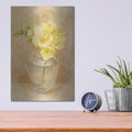 'Freesia Blossom In Glass' by Danhui Nai – Metal Wall Art, 12x16 room view