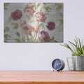 'French Roses 1' by Danhui Nai – Metal Wall Art, 16x12 room view
